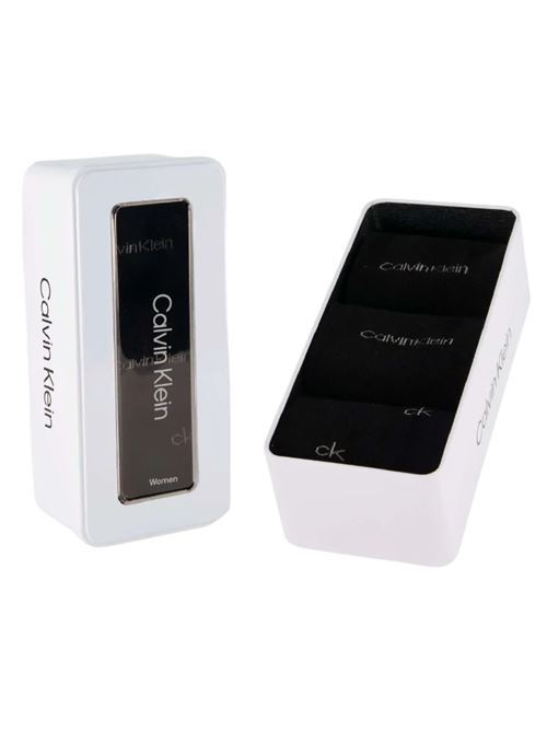 Calze nere giftbox 3pz Calvin Klein | 701235368001